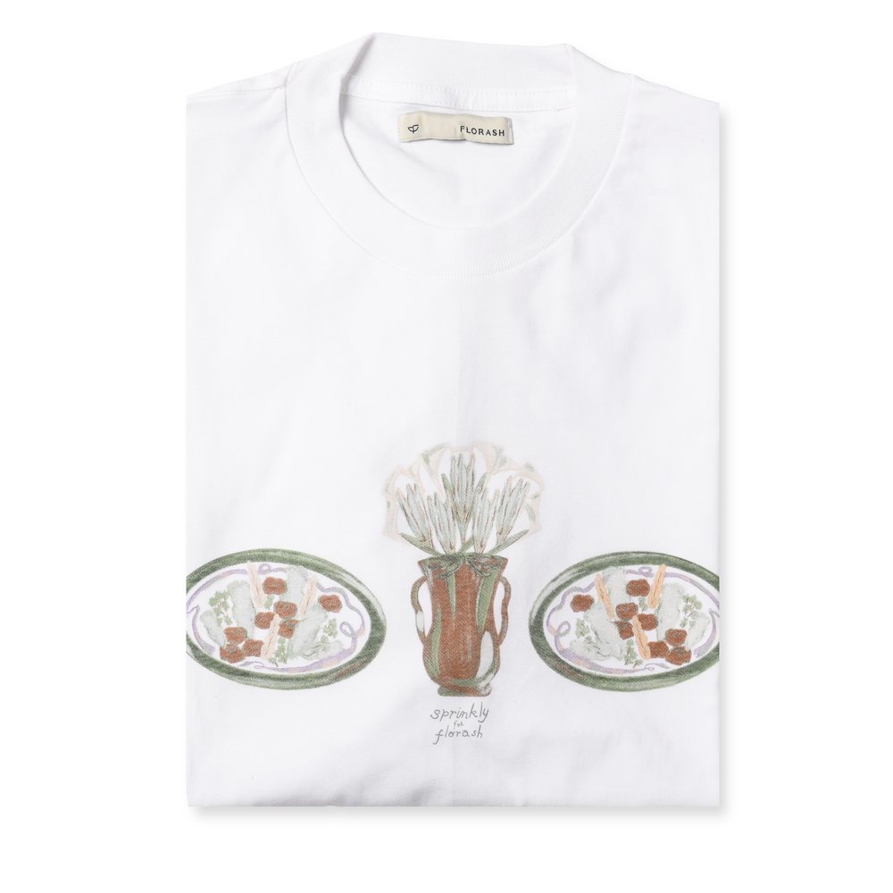 Vase Tee White