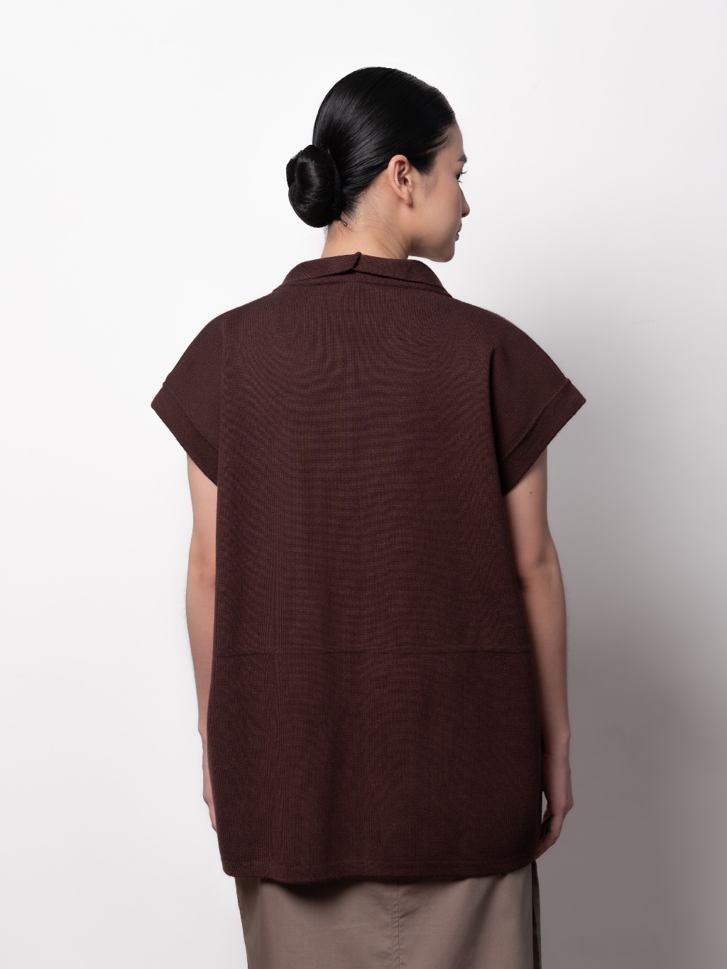 Mona Vest Brown