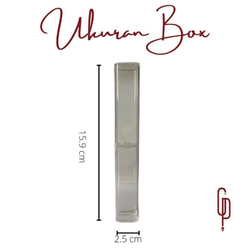 Image of Kotak Box Pulpen Mika Transparan Tabung Bisa Cetak Logo