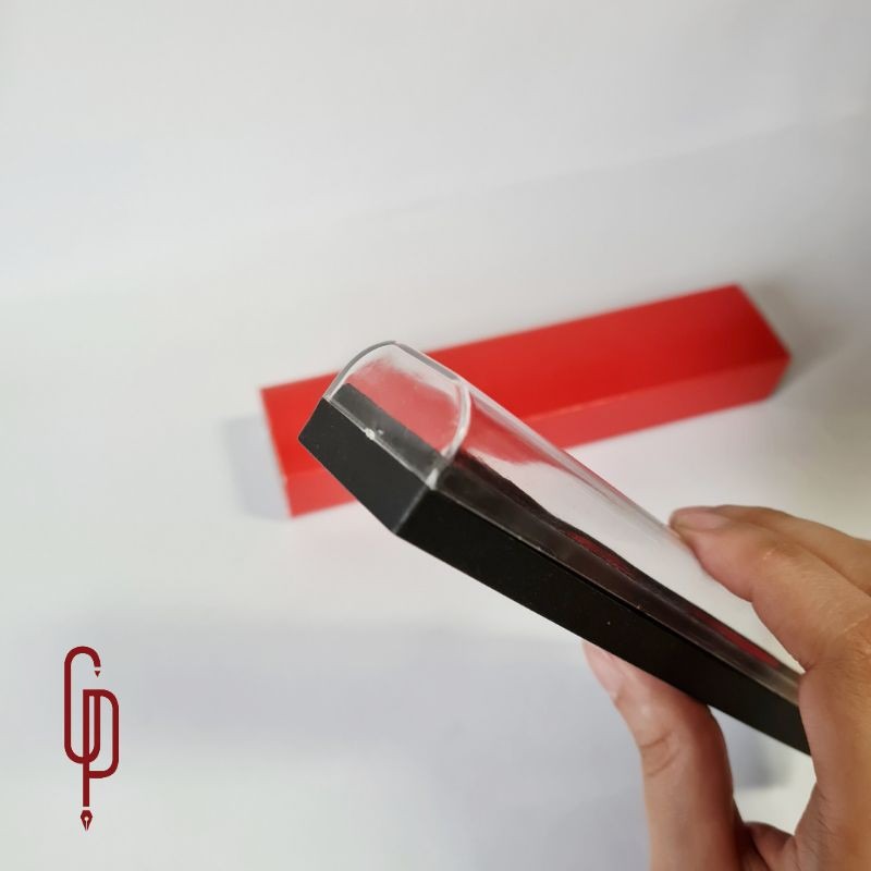 Kotak Box Pulpen Merah Ukuran Besar Bisa Di Custom Logo Tulisan