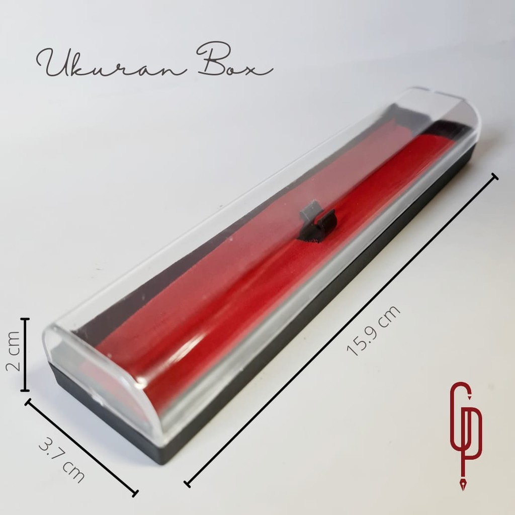 Kotak Box Pulpen Merah Ukuran Besar Bisa Di Custom Logo Tulisan