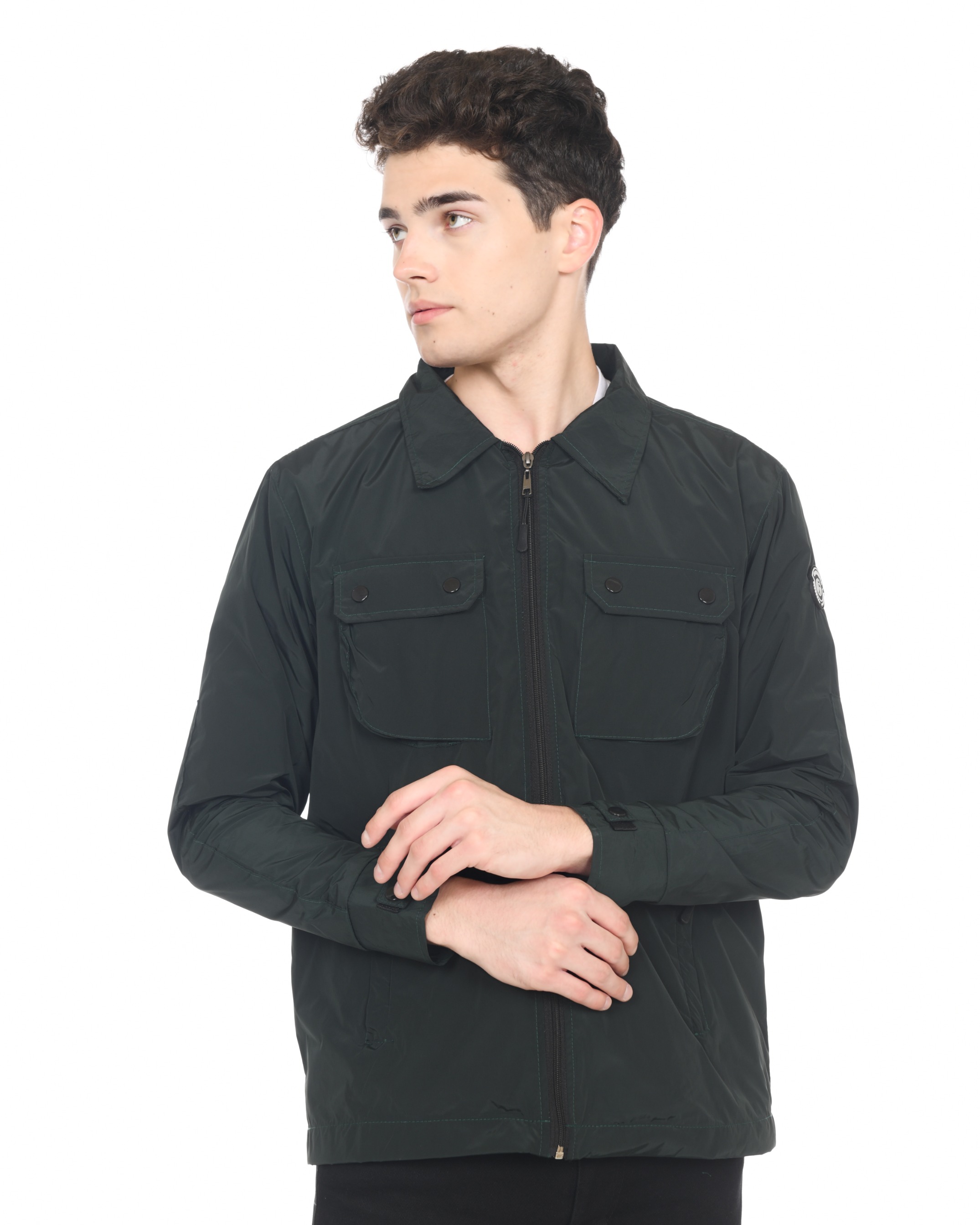 OFFENDER SS0224 "Sturm" Overshirt NYLON Olive