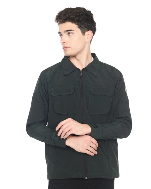 Image of OFFENDER SS0224 "Sturm" Overshirt NYLON Olive
