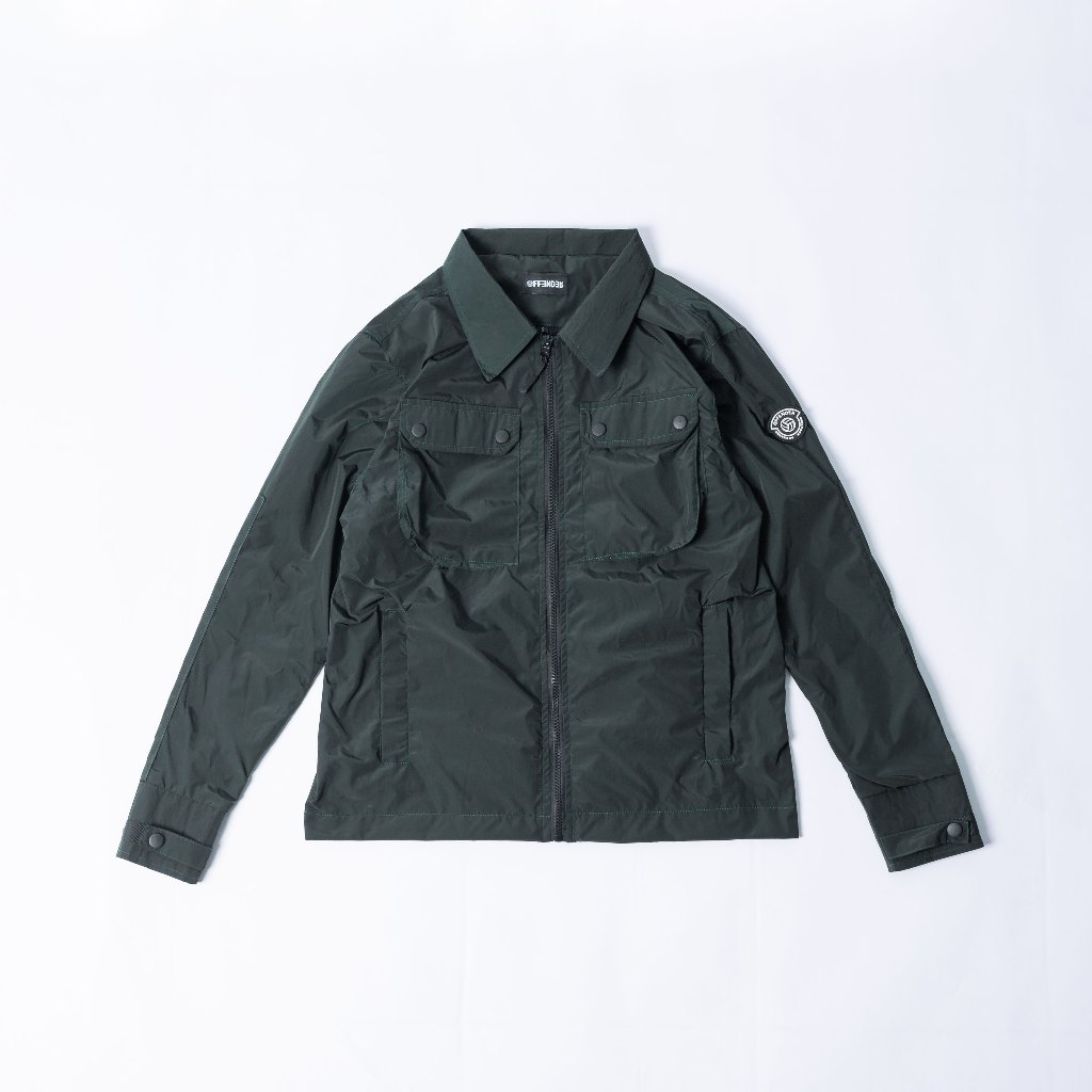 OFFENDER SS0224 "Sturm" Overshirt NYLON Olive