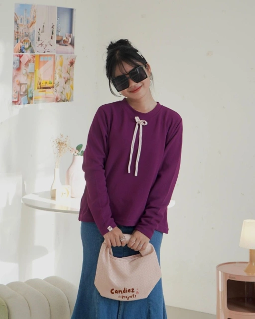 Image of HARUMI Coquette Top 2.0 | Wine