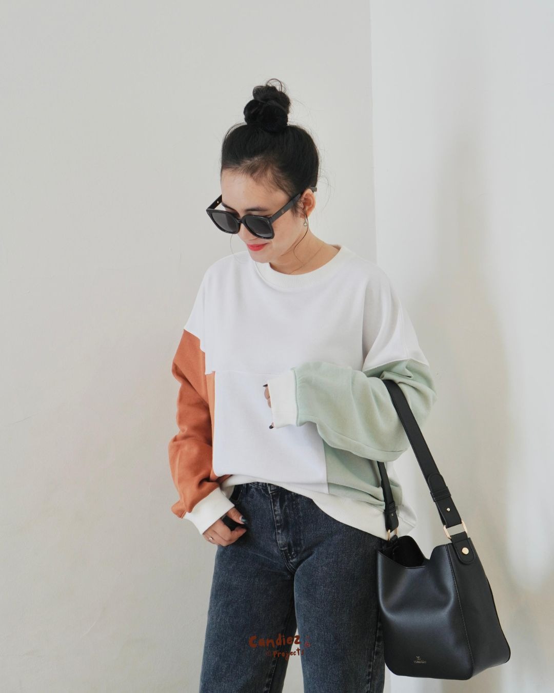 JIHOO Super Oversized Sweater | Combine Mango Candy