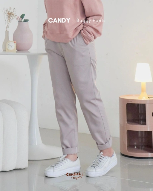 Image of Baggy Pants JUMBO 2L 3L 4L | Celana Pastel Wanita JUMBO