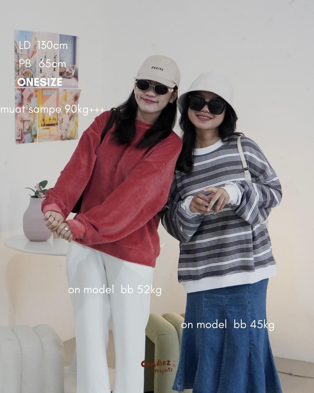 JIHOO Super Oversized Sweater | Maroon Texture