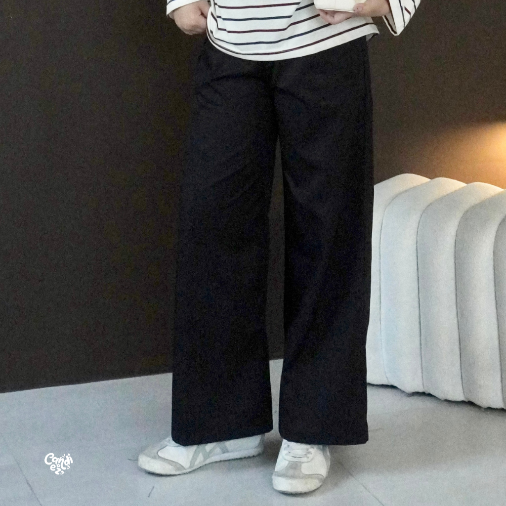 YEJI Highwaist Pants | Hitam