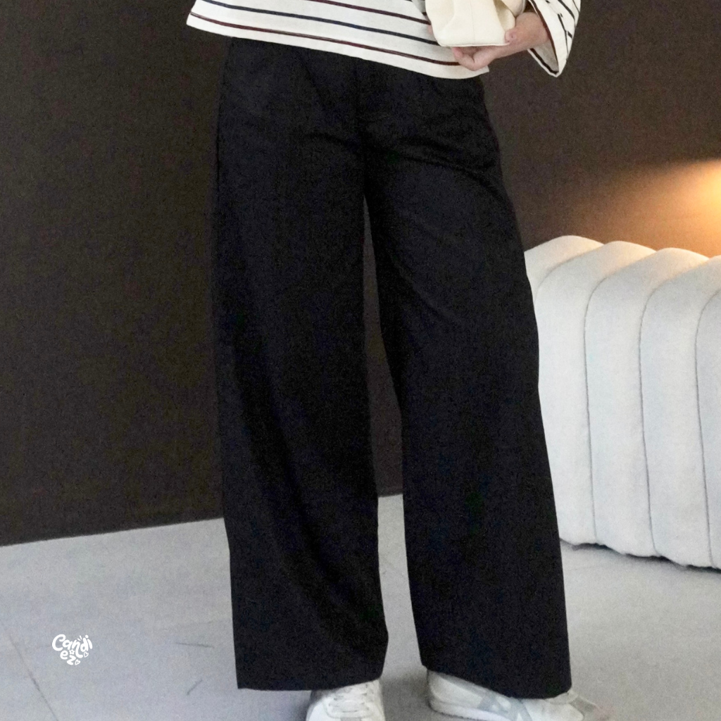 YEJI Highwaist Pants | Hitam