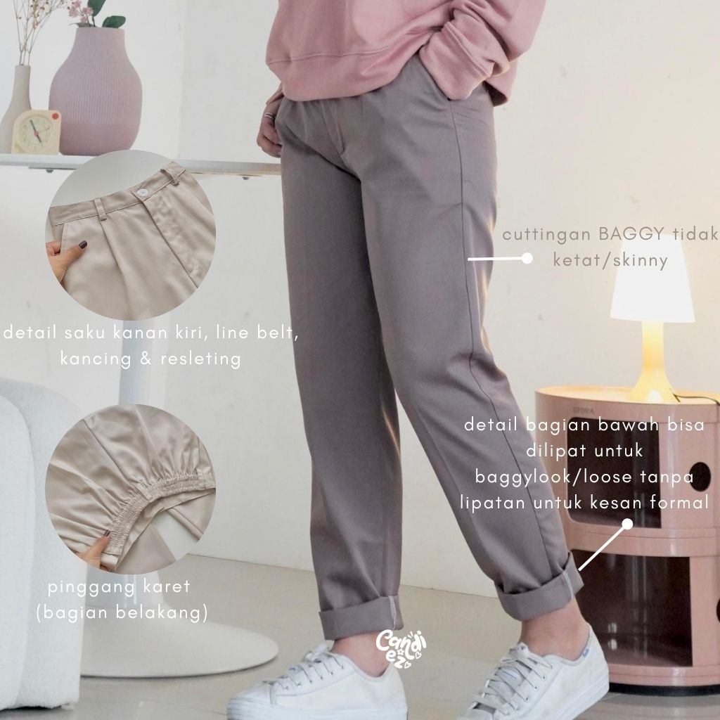 Super Jumbo Baggy Pants 5L 6L 7L / Celana Pastel SUPER JUMBO