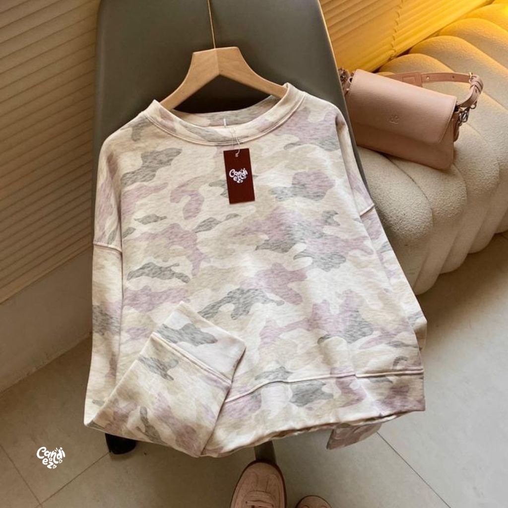 YOONA Oversized Sweater Crop | Milky Grape