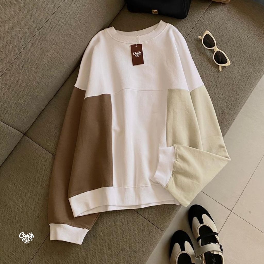 JIHOO Super Oversized Sweater | Dubai Choco