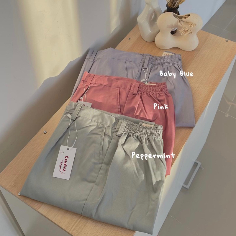 Baggy Pants JUMBO 2L 3L 4L | Celana Pastel Wanita JUMBO