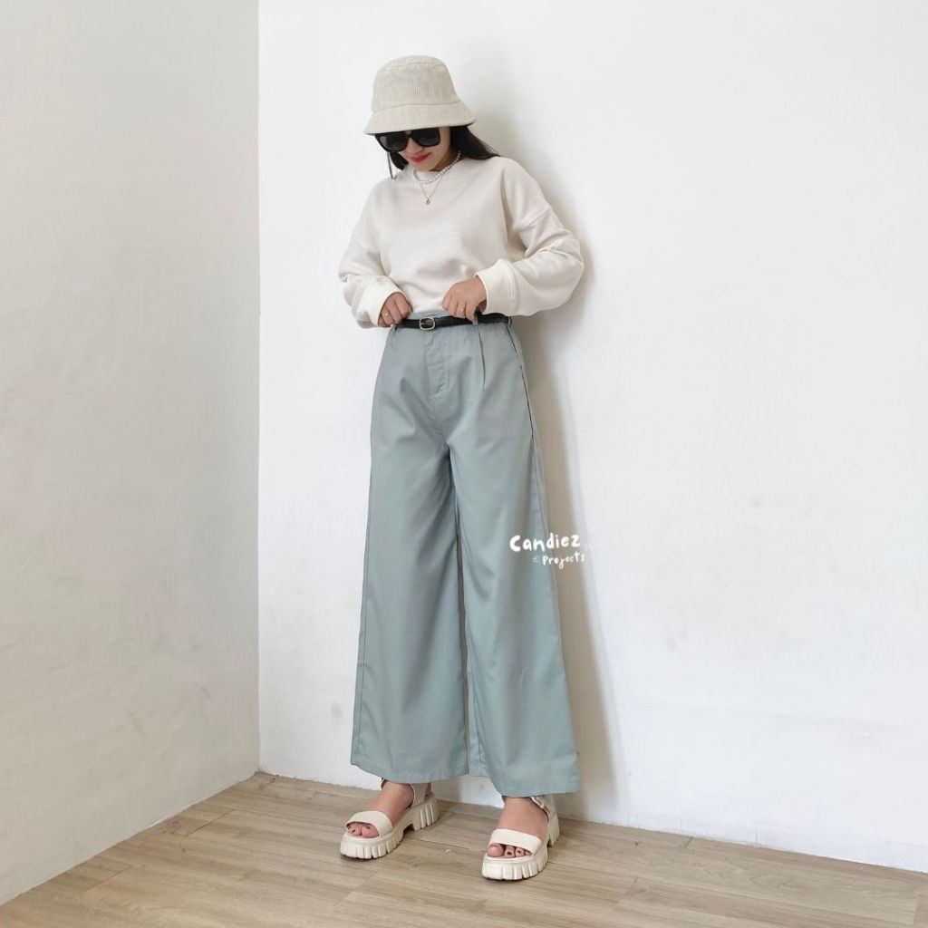 YEJI Highwaist Pants | Nude