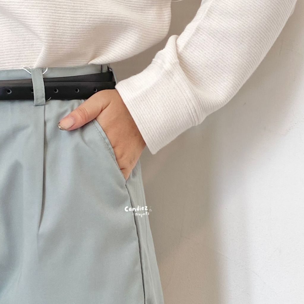 YEJI Highwaist Pants | Hitam