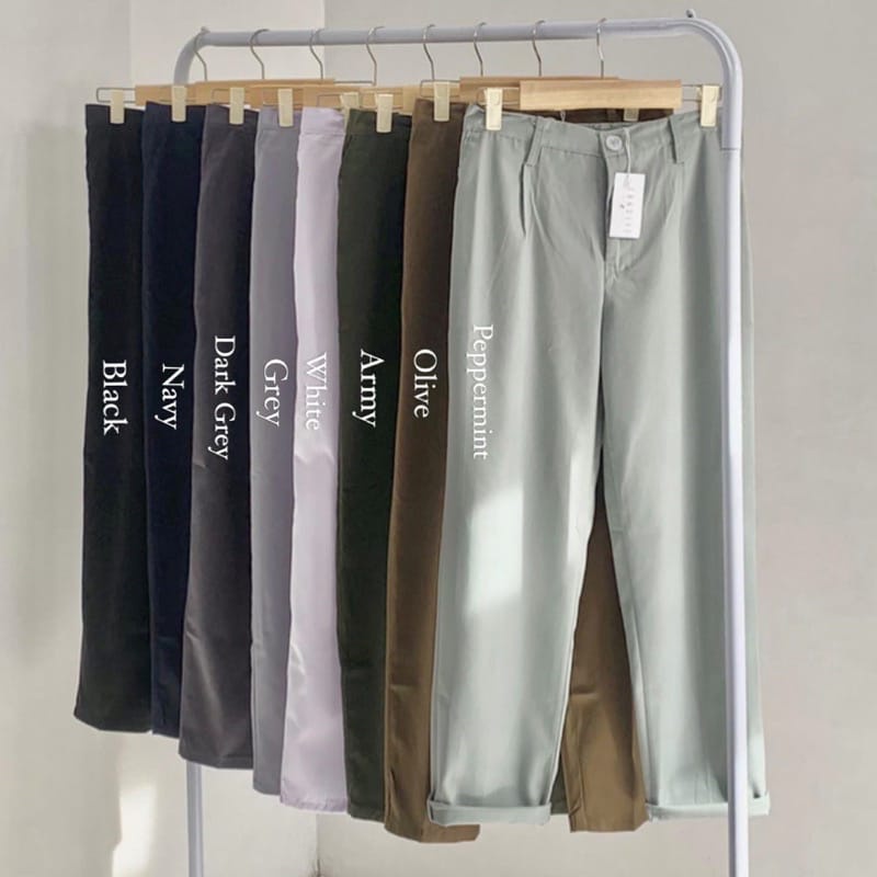Baggy Pants JUMBO 2L 3L 4L | Celana Pastel Wanita JUMBO