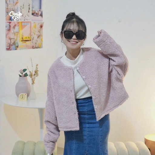 Image of ASYA Oversized Outer | Pink