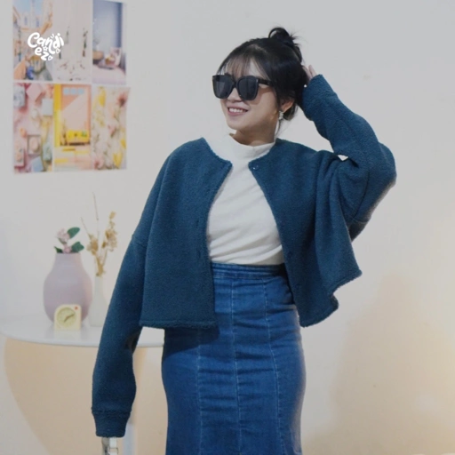 Image of ASYA Oversized Outer | Denim