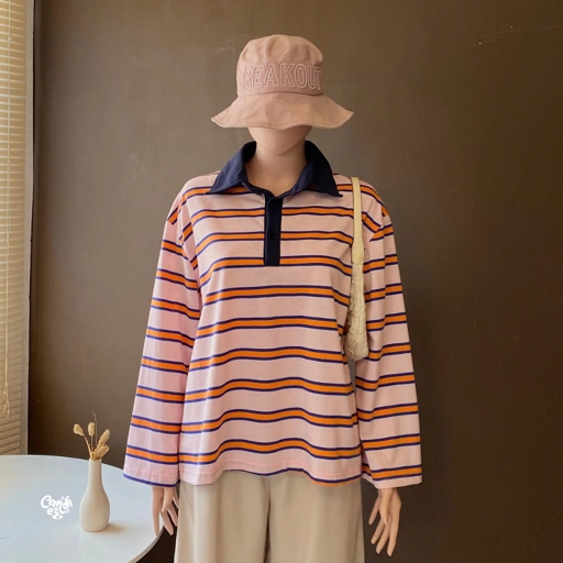 KANA Polo Shirt | Pink Summer