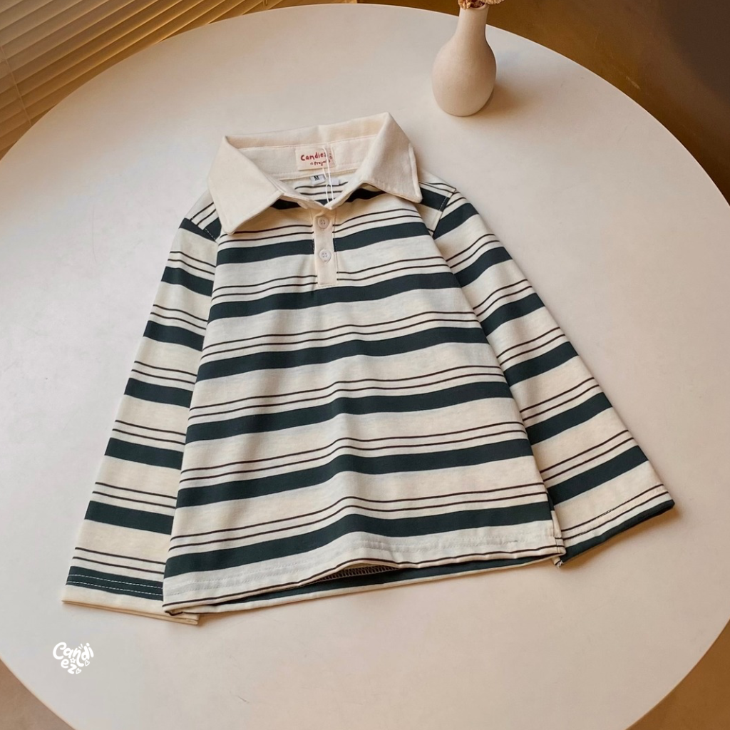 KANA Polo Kids | Matcha BW