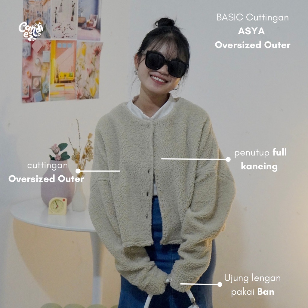 ASYA Oversized Outer | Pink