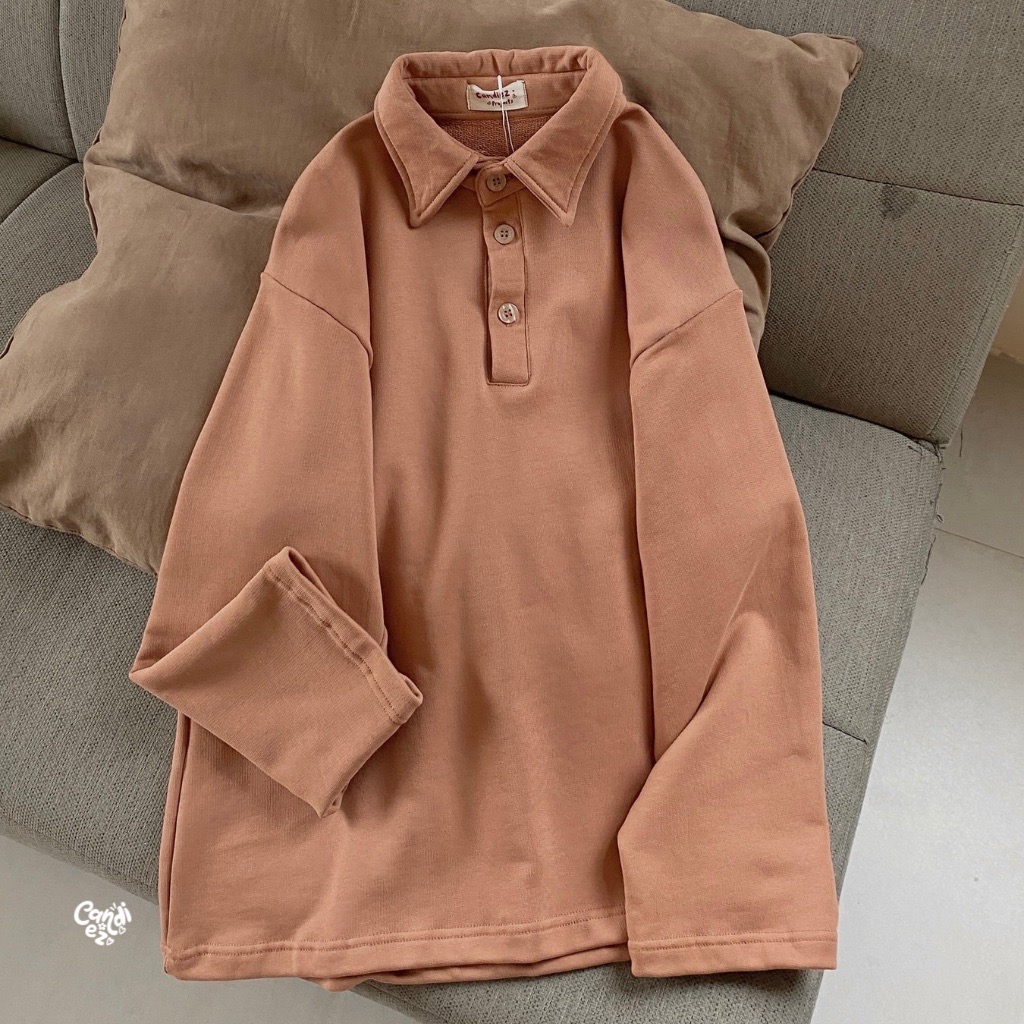 KANA Polo Oversized Sweatshirts | Nudepink