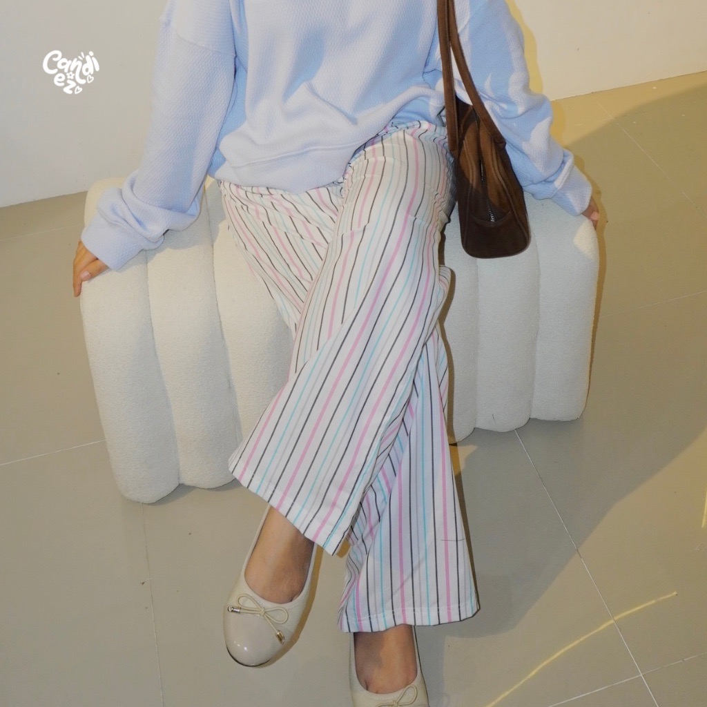 LUNETTE Stripes Pants | Ice Cream
