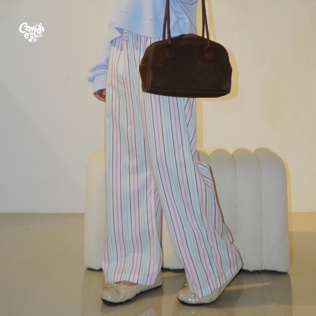 LUNETTE Stripes Pants | Ice Cream