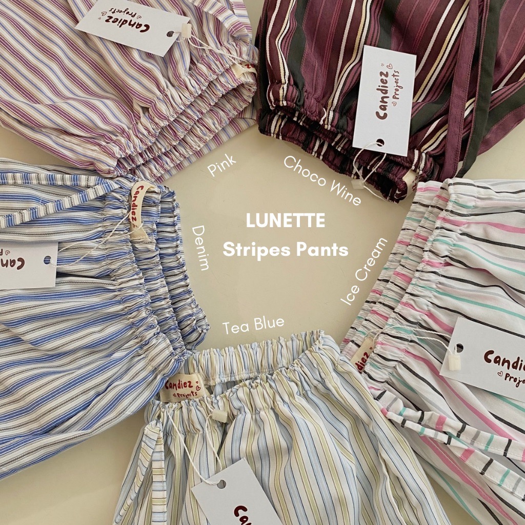 LUNETTE Stripes Pants | Denim