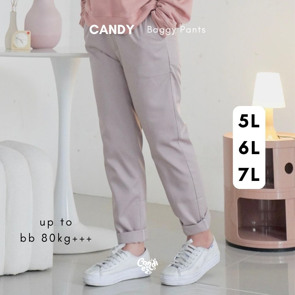 Super Jumbo Baggy Pants 5L 6L 7L / Celana Pastel SUPER JUMBO