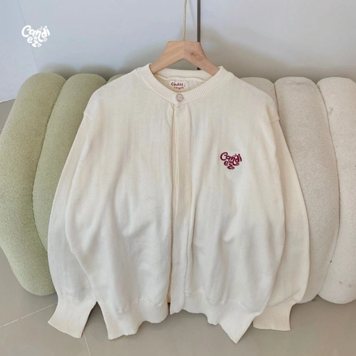 Image of RAE Signature Basic Cardigan Knit | Broken White