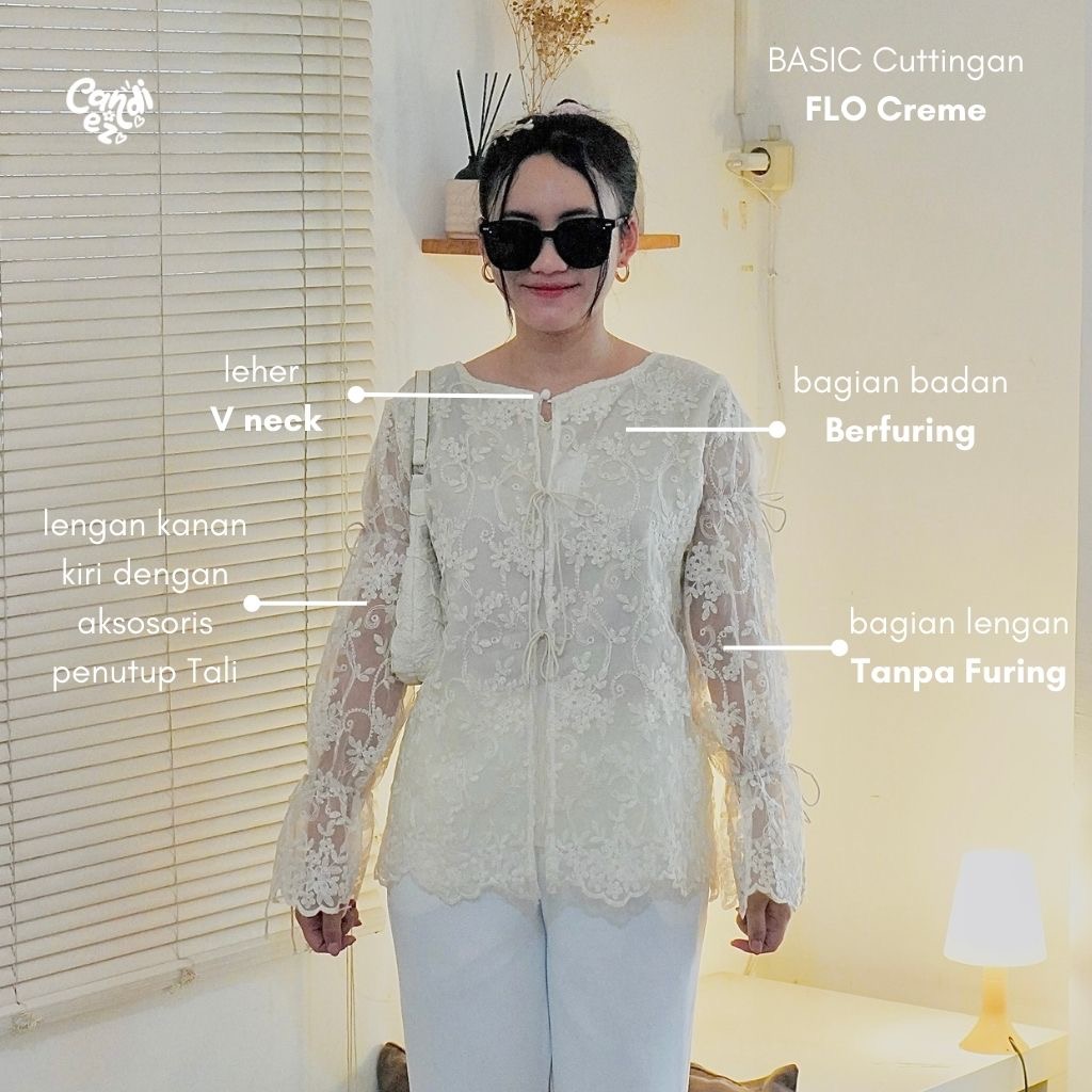FLO Premium Lace Coquette | Creme