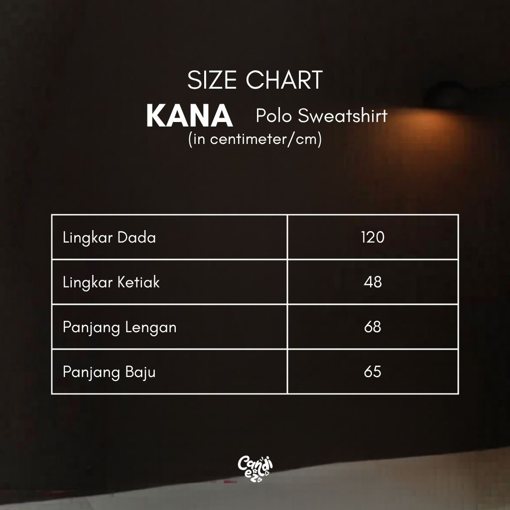 KANA Polo Oversized Sweatshirt | Blue Cream
