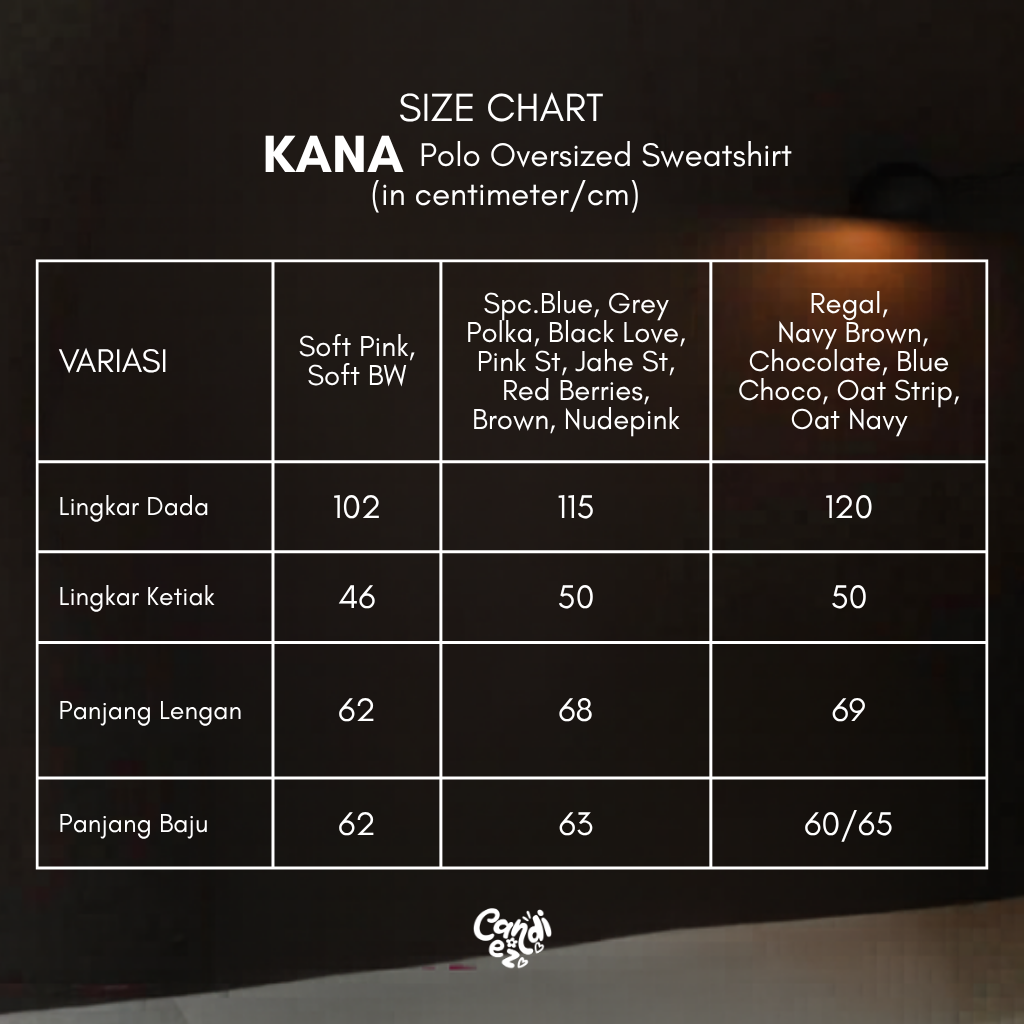 KANA Polo Oversized Sweatshirts | Blue Choco