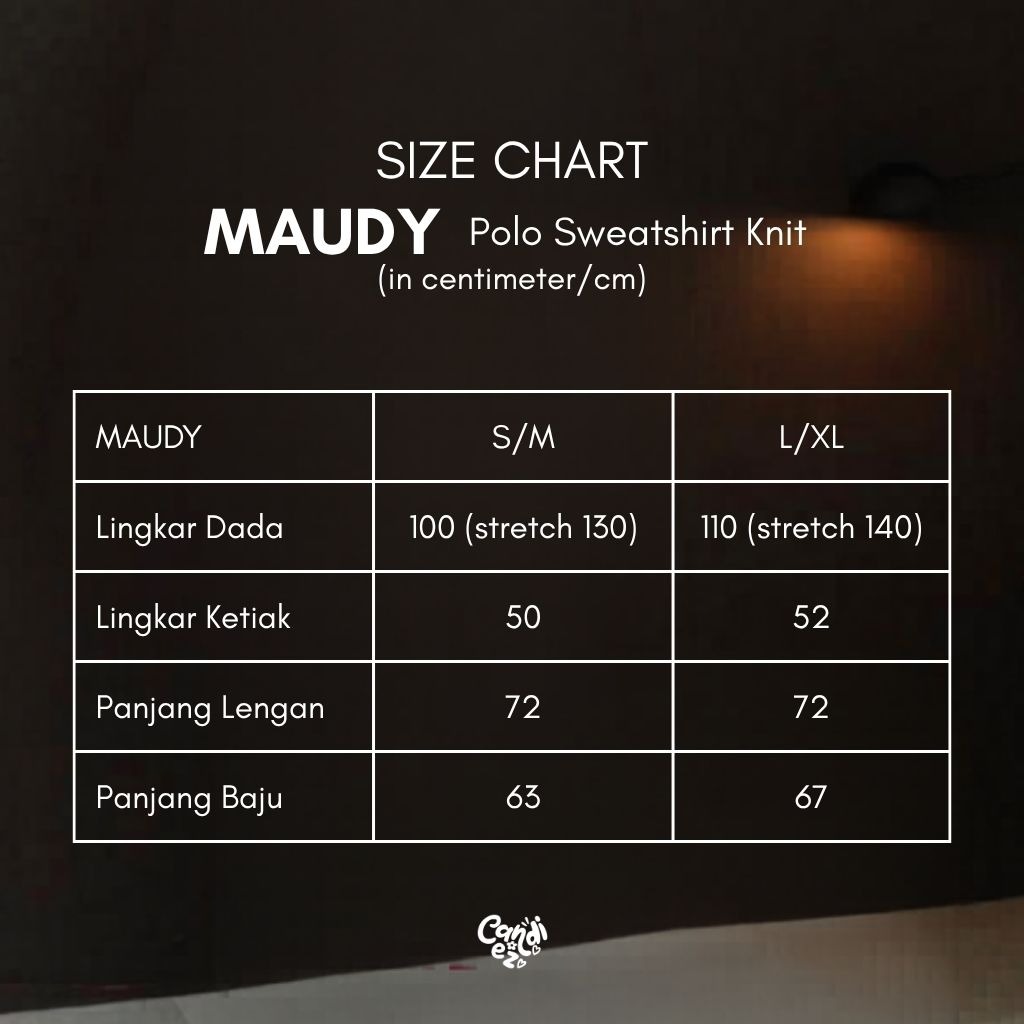 MAUDY Polo Sweatshirt Knit | Strawbery Pink