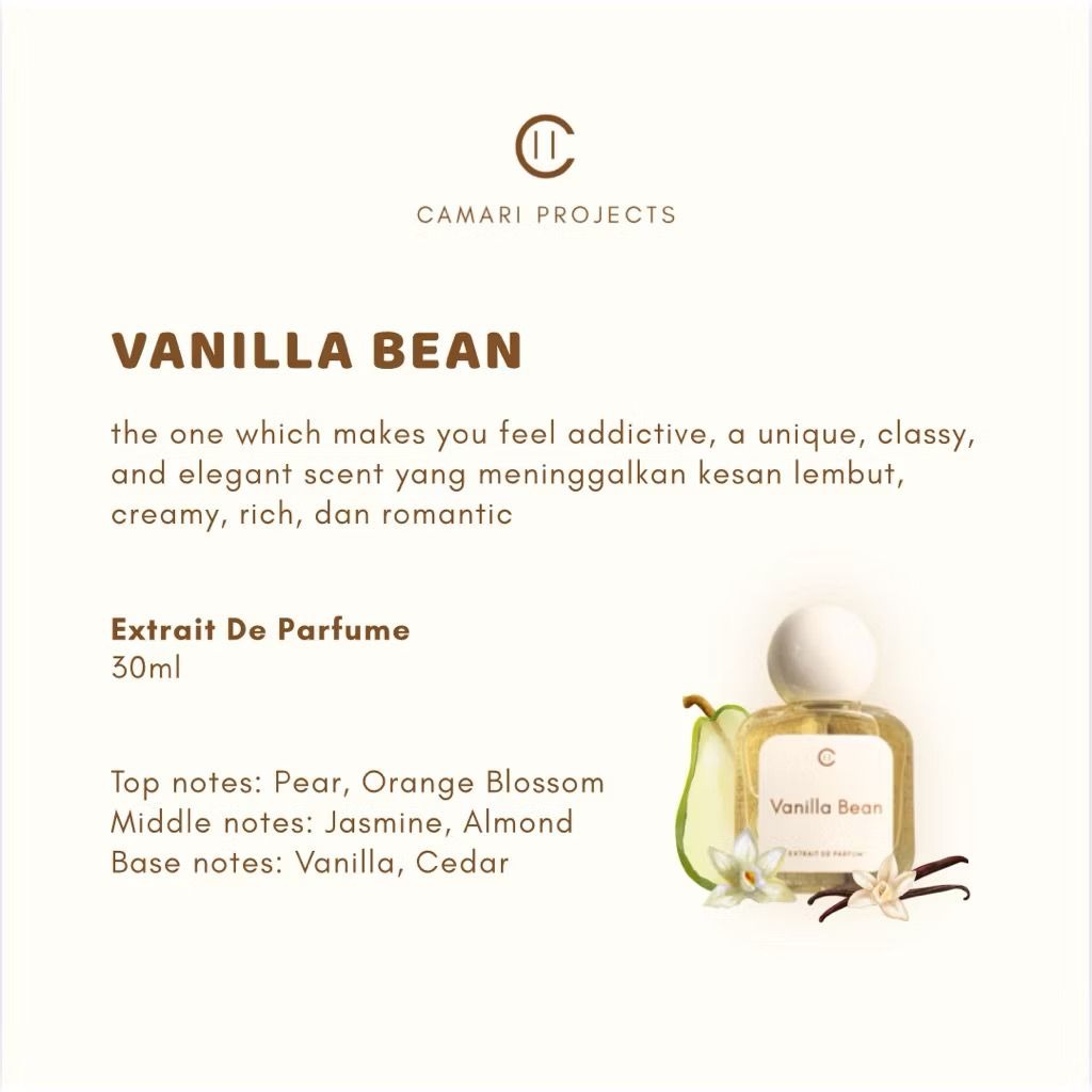 CAMARI PROJECTS - Vanilla Bean | EXTRAIT DE PARFUM