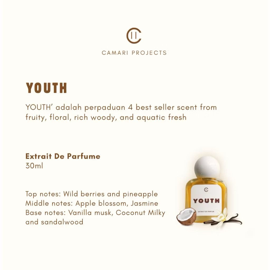 CAMARI PROJECTS - YOUTH | EXTRAIT DE PARFUM