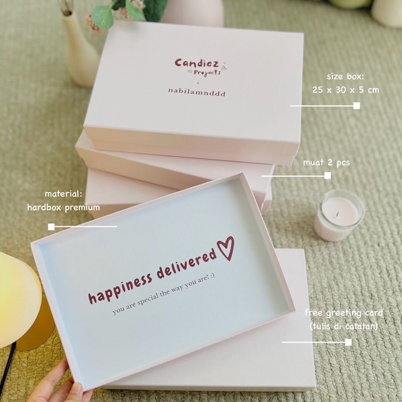 CANDIEZ EXTRA GIFT BOX PACKAGING | HARD BOX