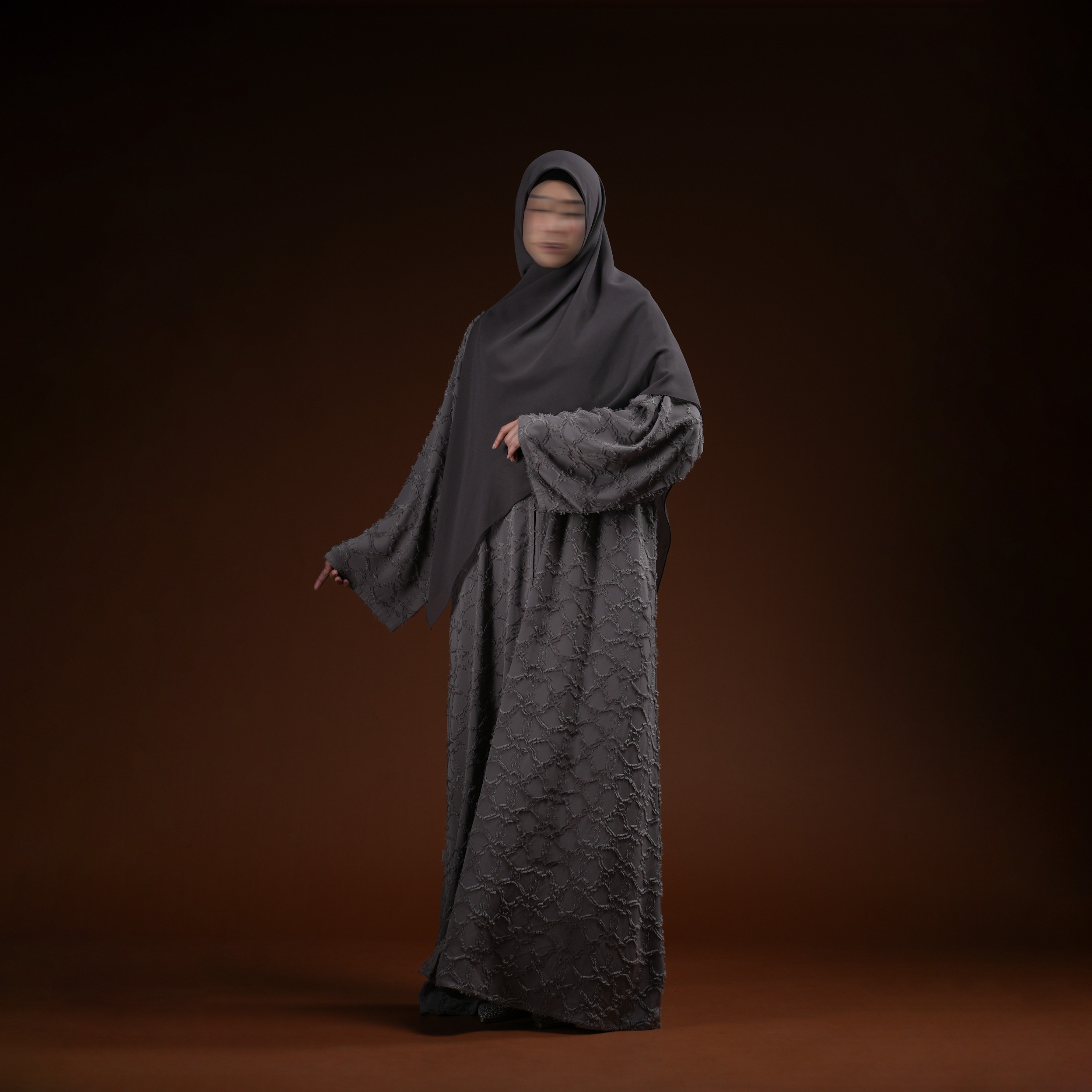 Lulu Honey Comb Abaya