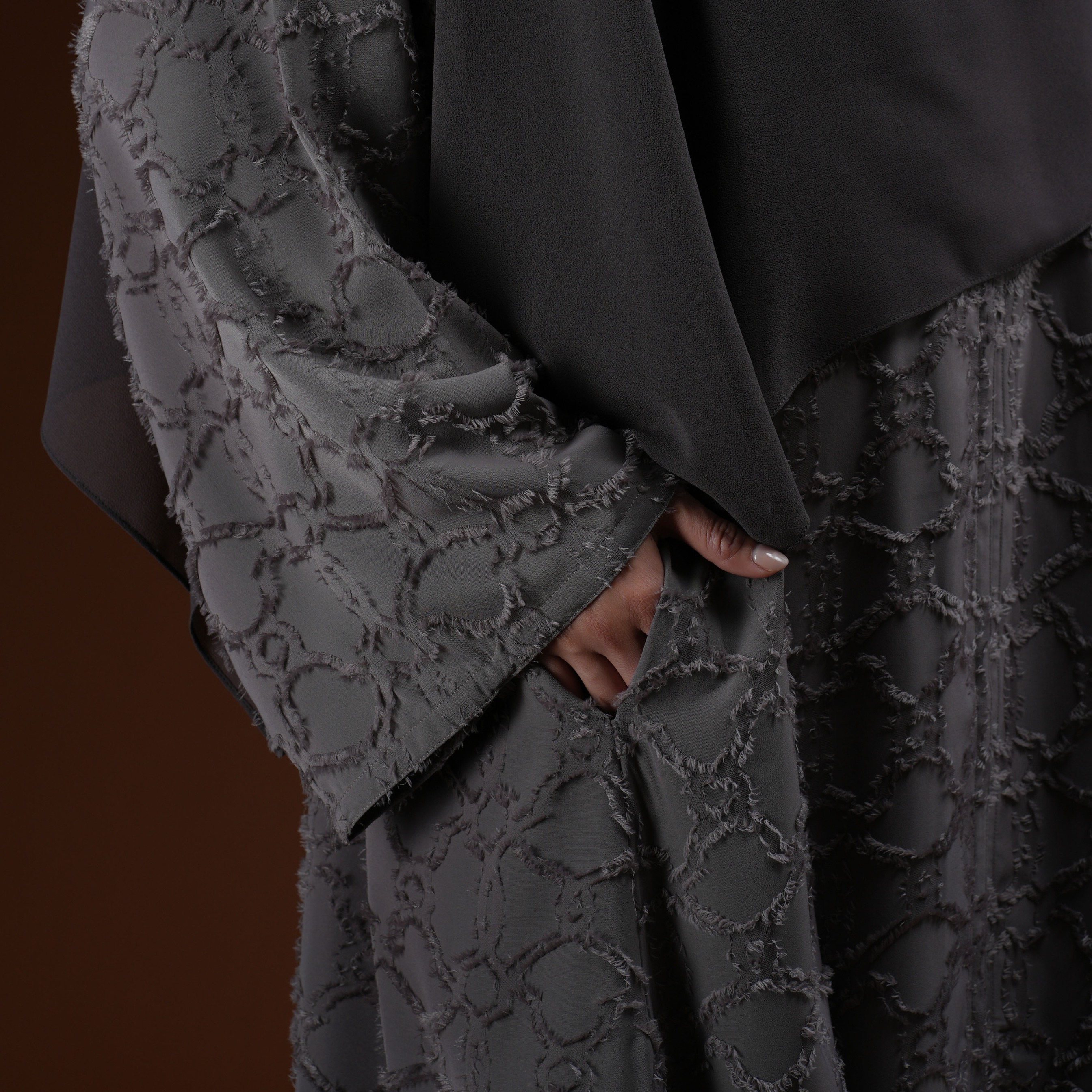 Lulu Honey Comb Abaya