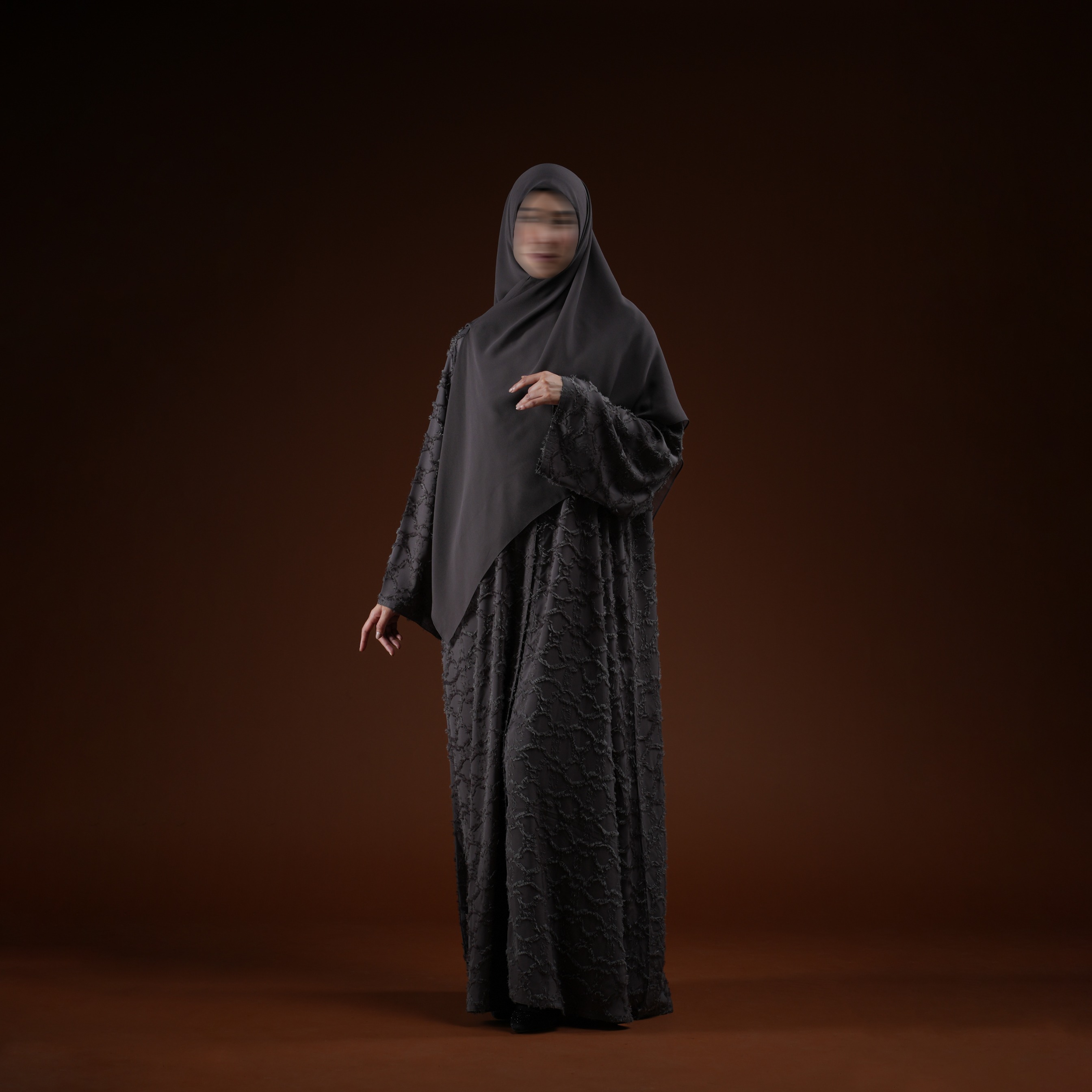 Lulu Honey Comb Abaya