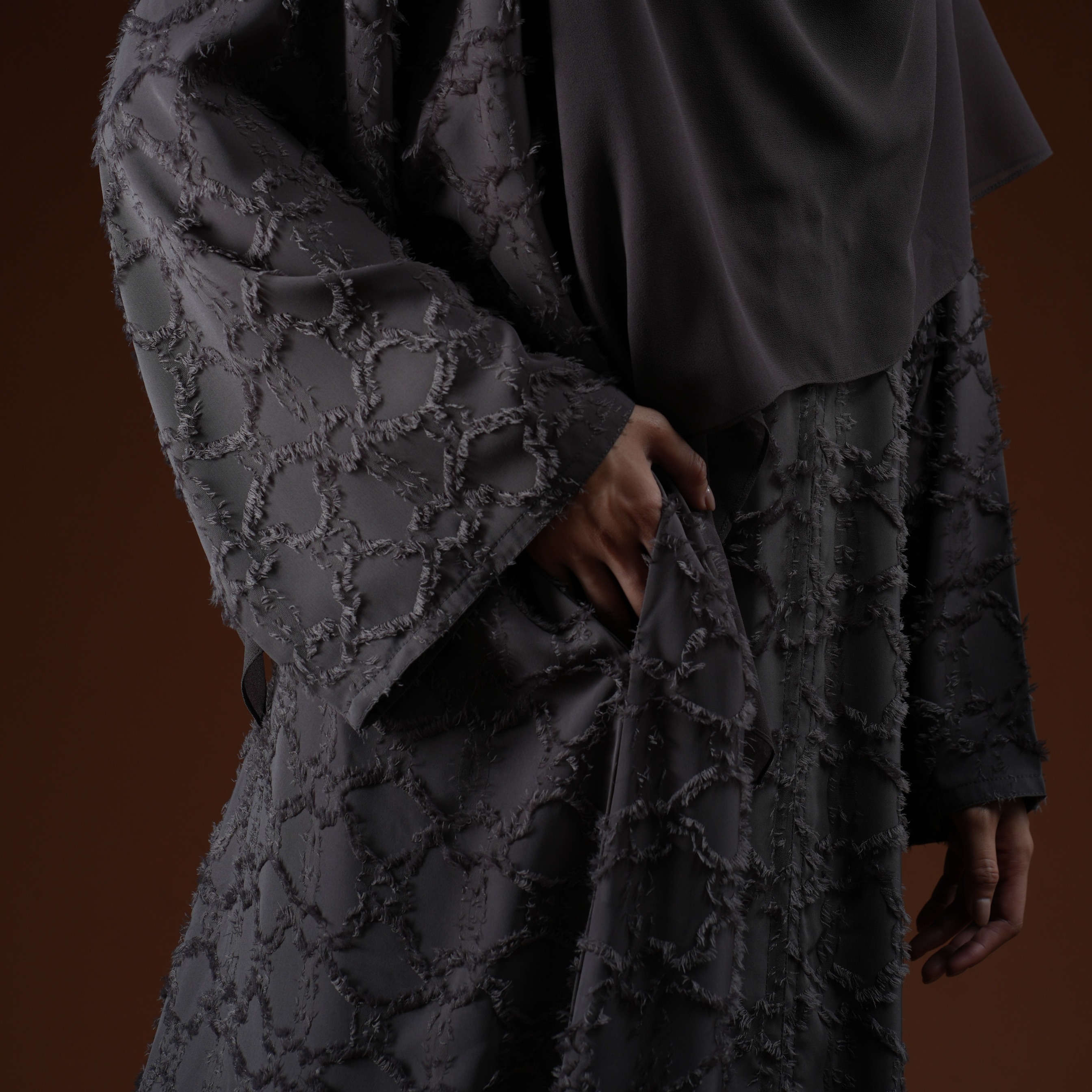 Lulu Honey Comb Abaya