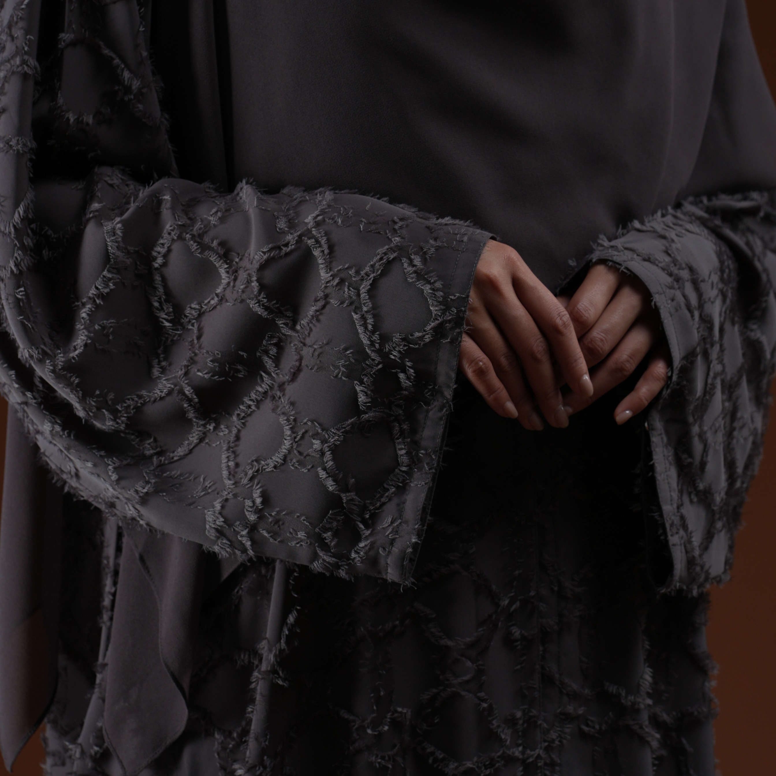 Lulu Honey Comb Abaya