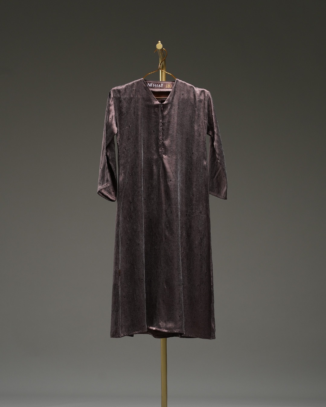 La Lustre Frosty Black Pearl Girl's Abaya