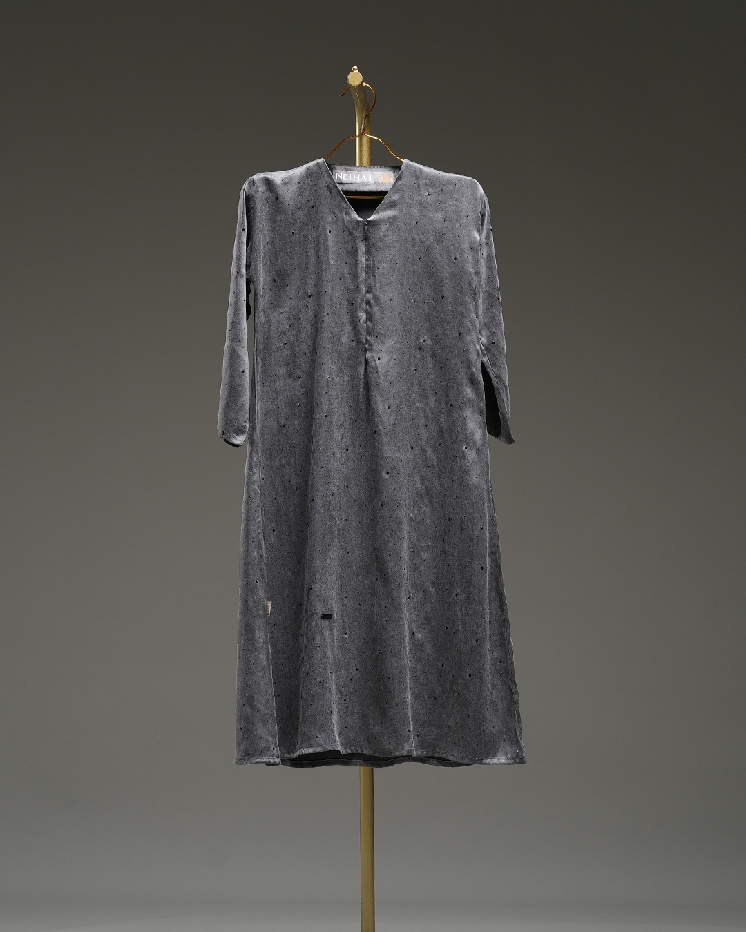 La Lustre Frosty Black Pearl Girl's Abaya