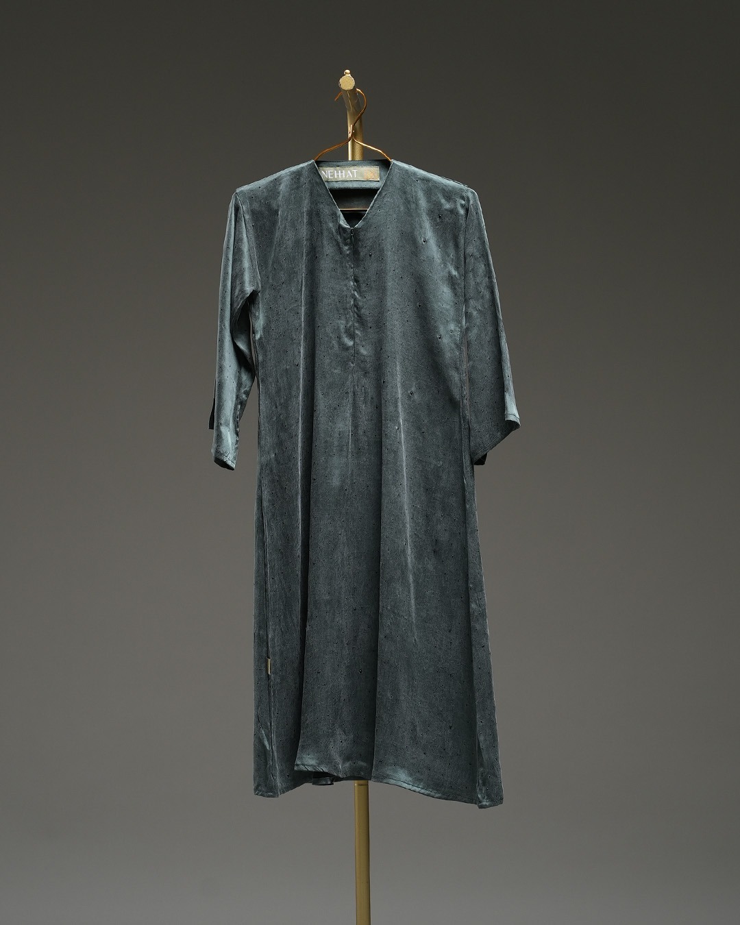 La Lustre Frosty Black Pearl Girl's Abaya