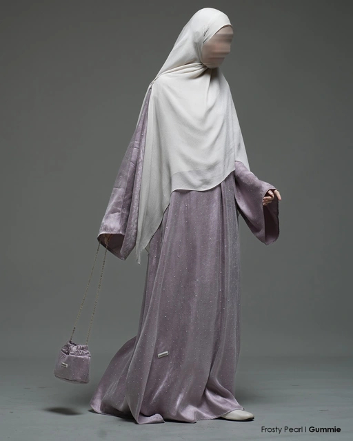 Image of La lustre Frosty Pearl Abaya