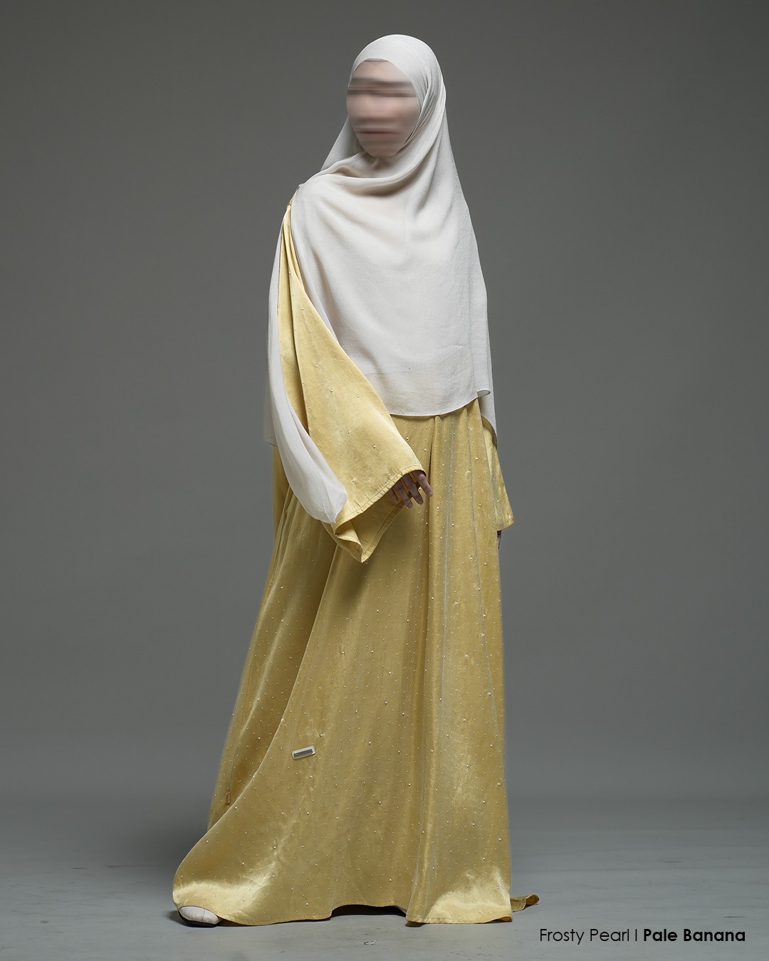 La lustre Frosty Pearl Abaya