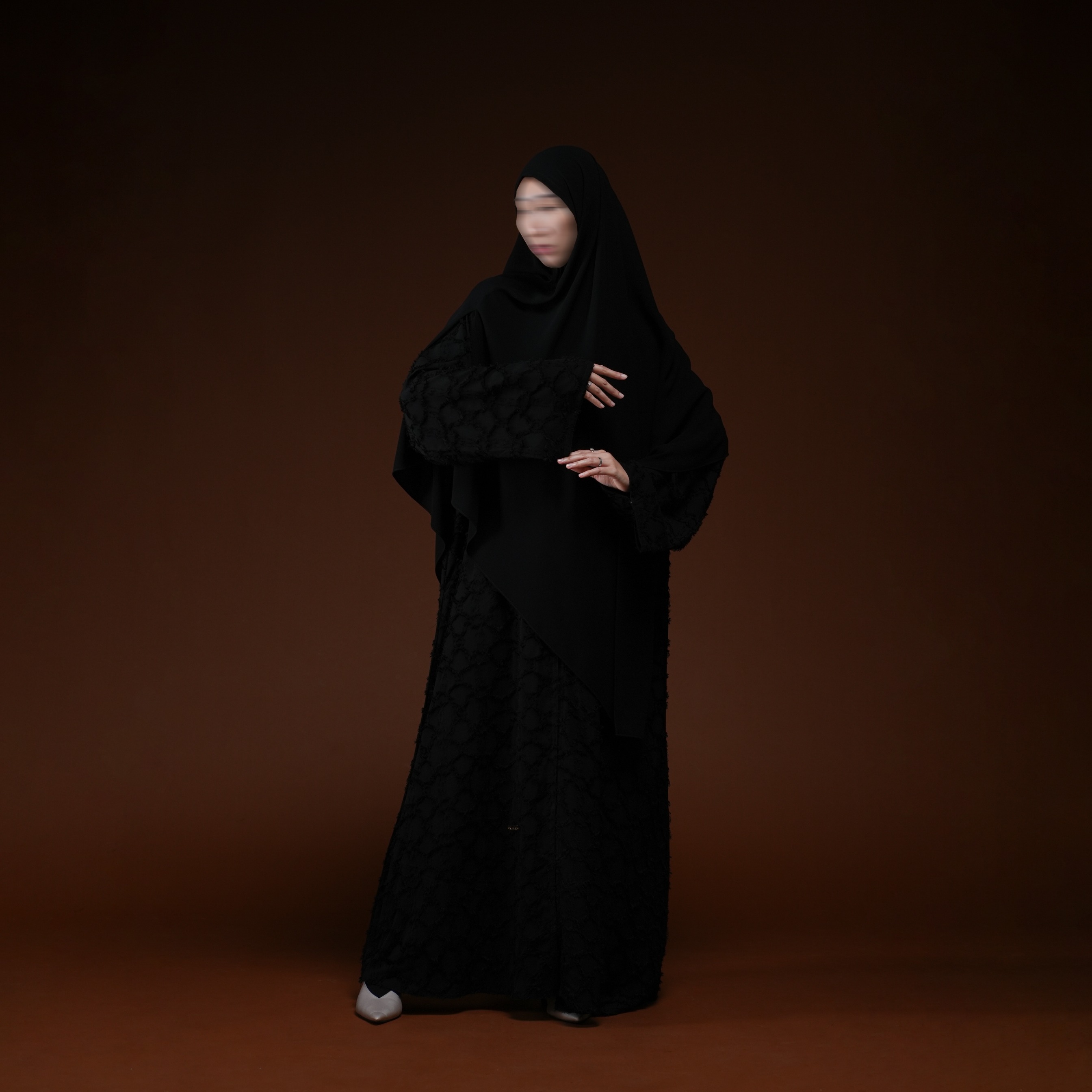 Lulu Honey Comb Abaya